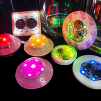 Sous-verre LED compact avec batterie remplaçable pour présentoirs de détail et fournitures hôtelières, marque OEM ODM Sincen