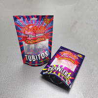 Manufacturer Custom Printing Cigar Bags Mylar Wraps Transparent Window Packaging