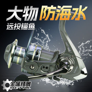 Yumoshi Spinning <b>Reel</b> Aluminum Alloy Metal <b>Fishing</b> <b>Reel</b> For Surfcasting And Long Distance Casting - Product Image 4