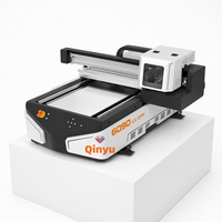 Harga Printer UV LED Flatbed Qinyu Cmyk Wide Format 6090 60*90