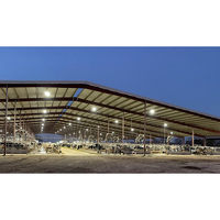 Structure en acier clé en main pour élevage de bovins et de moutons transfrontalier |   EPC-Package Barn pour projet d'élevage intensif à l'étranger