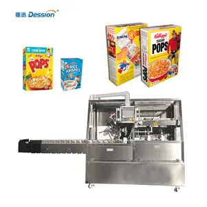 Factory Price Automatic Carton Package Manufacturing Machine Cereal Box Packaging Machine