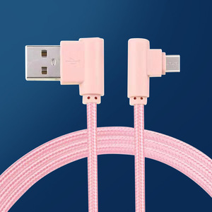 <span class=keywords><strong>New</strong></span> khuỷu tay Cáp dữ liệu nylon bện nhanh chóng sạc điện thoại di động sạc cáp <span class=keywords><strong>USB</strong></span>/Mini <span class=keywords><strong>USB</strong></span>/Type-C Kết nối vật liệu PVC - Product Image 4