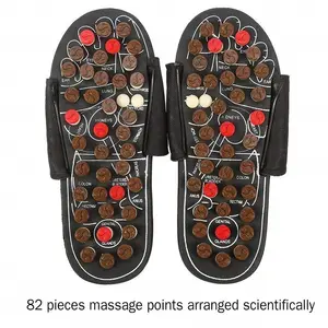 Pé Massagem Chinelos Terapia Acupuntura Massageador Sapatos Para Pé Acupoint Ativando Reflexologia Cuidados com os pés Massagea Sandália