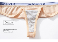 Sous-vêtements en coton pour femmes, culotte dos en T, Sexy, String de lycée pour filles, String personnalisé pour dames