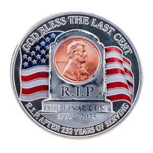 Koin Logam Edisi Terbatas Peringatan Tahun 2025, Kerajinan Logam Dekoratif, Koleksi, Hadiah - Product Image 5