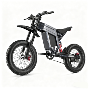 Motocicleta Eléctrica Todoterreno Deportiva Single Track Warrior 2000W, sin Escobillas, de Aleación de Aluminio, Doble Suspensión, 7 Velocidades, Ideal para Principiantes - Product Image 5