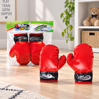 Gants de boxe pour enfants, une paire avec fermeture à sangle de poignet, mitaines de boxe pour enfants pour jeux de rôle sportifs à partir de 3 ans
