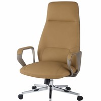 Chaises de bureau en cuir de luxe, chaise de réunion de bureau en cuir de qualité, chaise de bureau pivotante à roulettes pour bureau d'ordinateur