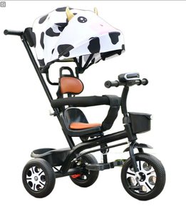 Grand tricycle pour enfants avec siège souple, poussette-vélo pour bébé, vélo pour bébé - Product Image 2