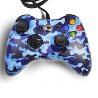 Manette de jeu filaire camouflage pour manette XBOX 360 avec casque compatible avec ordinateur pc console xbox360
