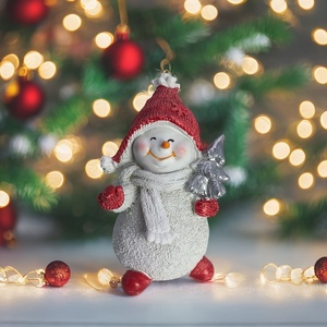 Christmas Snowman Resin Ornament a Perfect Choice for Home Decoration - Product Image 6