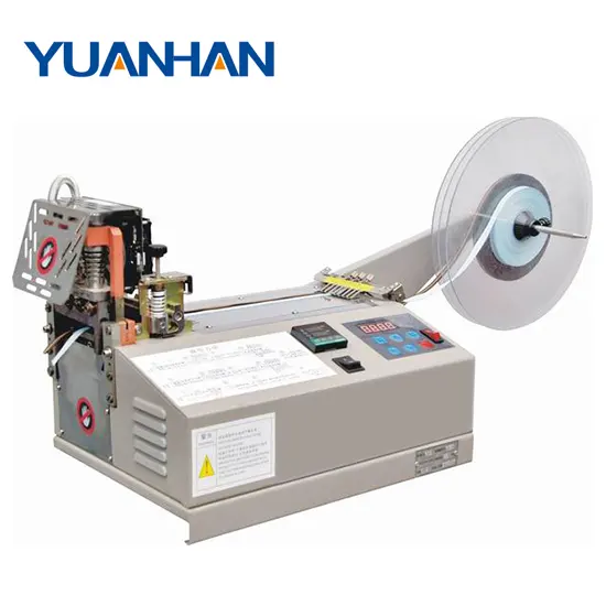 Automatische singels cutter lint elastische nylon tape hot snijmachine