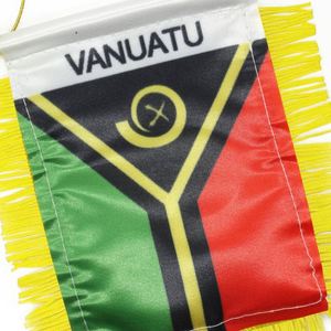 ธงซาตินขนาดเล็กแบบกำหนดเองของวาเนอตู พร้อมพู่สีเหลือง สำหรับการศึกษา ประกันภัย บริษัททัวร์ และการเกษตร - Product Image 5
