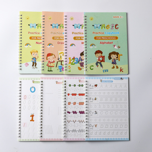 4 cuốn sách/Bộ chìm cuốn sách ma thuật trẻ em viết tay thực hành copybooks trẻ em giáo dục mầm non máy tính xách tay - Product Image 4