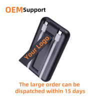 22,5 W Carga rápida 10000mAh UPS Banco de energía Alto PD Tipo-c Ultrafino Portátil Inalámbrico Enchufe magnético Caja de paquete de polímero de litio