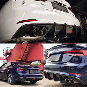 สำหรับ A5 S5 Sportback 4 ประตู ทูร์โบคูเป้ คาร์บอนไฟเบอร์ คาร์บอนฟอร์จ  ดิฟฟิวเซอร์กันชนหลัง ปี 2017-2019 - Product Image 4