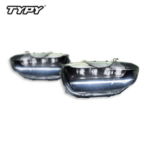Conversión de faros delanteros TYPY para Toyota Highlander 2007-2011 a lentes láser, luces diurnas LED e intermitentes secuenciales - Product Image 6