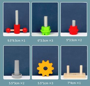 3 4 5 Year Old Boys Girls Montessori Stem Learning Educational Construction <b>Toys</b> <b>Tool</b> Kit for Kids - Product Image 5