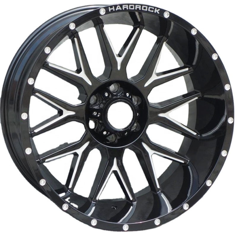 22インチpcd 6 × 139.7アルミ合金オフロードホイールリム、22