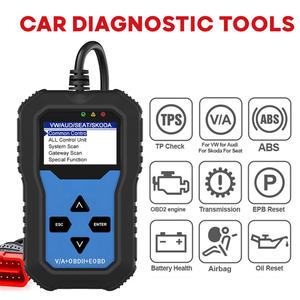 Lecteur de code et scanner de diagnostic automobile professionnel universel avec programmeur de clés transpondeurs 12V - Product Image 1