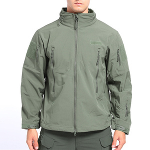 <span class=keywords><strong>Veste</strong></span> tactique <span class=keywords><strong>kaki</strong></span> personnalisée, <span class=keywords><strong>veste</strong></span> de chasse imperméable d'hiver, <span class=keywords><strong>veste</strong></span> molletonnée Softshell - Product Image 4