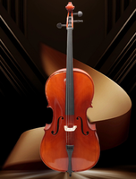 Handmade tiger Patterned Cello with Glossy Matte Diverse Styles for Adult Beginners Professional Grade Cello