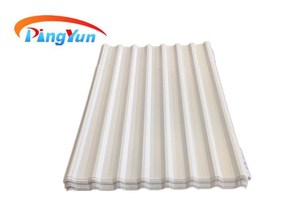 Panneau <span class=keywords><strong>de</strong></span> toiture en PVC trapézoïdal avancé, anti-UV, imperméable, résistant au vent, durable, solution <span class=keywords><strong>de</strong></span> toiture en PVC pour atelier et hangar - Product Image 2