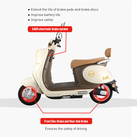 Chinois ZUBOO prix vraiment attractif belle moto électrique adulte scooter