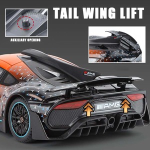 Coche <span class=keywords><strong>de</strong></span> Metal Fundido a Presión <span class=keywords><strong>de</strong></span> Alta Simulación a <span class=keywords><strong>Escala</strong></span> <span class=keywords><strong>1</strong></span>:<span class=keywords><strong>18</strong></span>, Superauto ONE con Sonido, Luces y Amortiguadores JLF JLF-1901-470, Regalo para Niños - Product Image 5