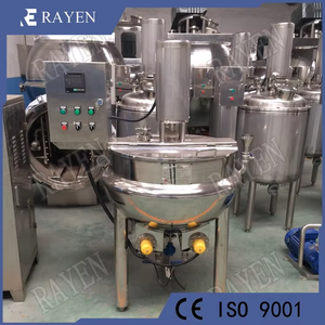 <span class=keywords><strong>RAYEN</strong></span> olla eléctrica con camisa de vapor de gas de acero inoxidable, mezcla de calefacción, cocina industrial, hervidor de cocina fijo - Product Image 6