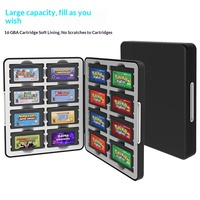 Boîte de rangement magnétique pour cartes de jeu 16-en-1 pour Game Boy Advance, étui pour cartes de jeu GBA