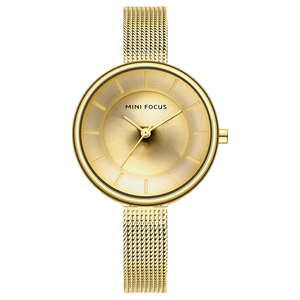 MINI FOCUS MF0331L lusso made <span class=keywords><strong>in</strong></span> prc signora segnatempo costume acciaio cinturino acqua resistere bling semplice orologio da polso set - Product Image 2