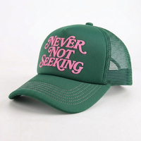 Gorra Trucker Personalizada con su Propio Logotipo, 5 Paneles, Malla, Impresión de Logotipo en Relieve, Gorra Trucker de Espuma al por Mayor