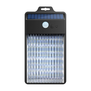 Lámpara Solar Cuadrada de Pared para Jardín con Sensor de Movimiento, Estilo Vintage, Impermeable IP65, con LED y Panel Solar - Product Image 1