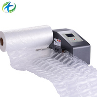 Máquina de embalagem 6-14 m/min, mini máquina automática de almofada de ar, paqu300, venda imperdível