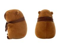 Vente en gros, peluche super douce brodée Capybara, peluche anti-stress, décoration d'intérieur pour cadeau d'anniversaire pour enfants