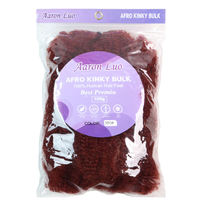 Extensioni per capelli ricci afro da 12 pollici, resistenti, a bassa temperatura, ignifughe, con effetto finto dreadlock e punte ricce