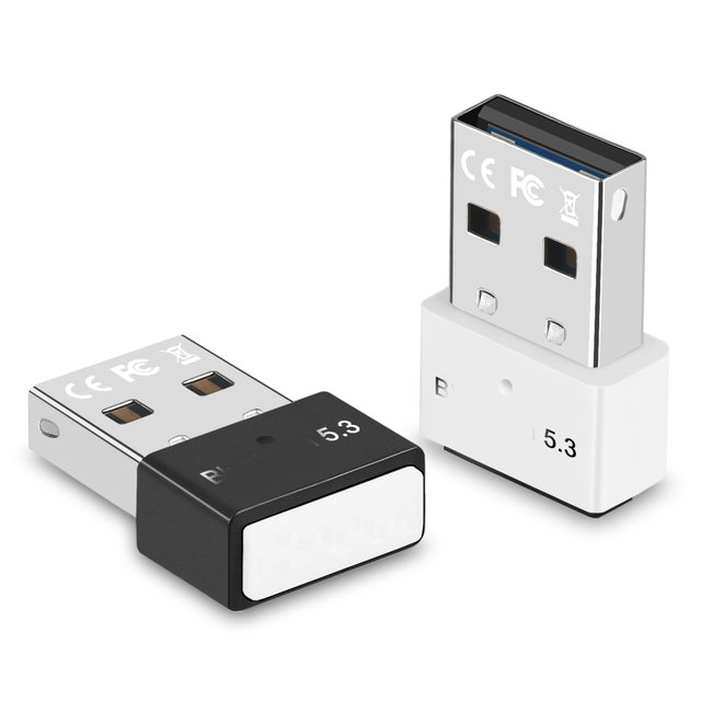 Usb Dongle BT5.3 Usb Transmitter Adapter Free Driver BT Wireless Receiver V5.3 for Computer