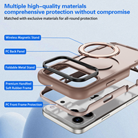Coque de téléphone hybride antichoc intégrale pour iPhone 16 17 18 Pro Max avec protection d'écran surélevée et design anti-rayures