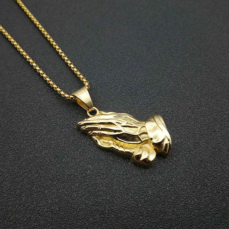 Gold single pendant