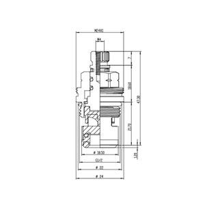 Hộp Mực Vòi Nước Bằng Đồng Mở Nhanh ACS WRAS Kích Thước Tùy Chỉnh Tiêu Chuẩn Châu Âu - Product Image 2