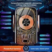 Support de téléphone de voiture sans fil Astree à chargement rapide, fixation automatique, rotation à 360°, pour grille d'aération, OEM