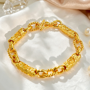Bracelet à motif torsadé Bagua, fabricant <span class=keywords><strong>de</strong></span> bijoux <span class=keywords><strong>de</strong></span> marque chinoise SL600 - Product Image 4