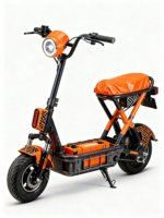Vente directe d'usine, scooter électrique pas cher à 2 roues, vélo électrique avec pneus à vide de 14 pouces, 2 places, 48V 350W, vélo de ville électrique pour adultes