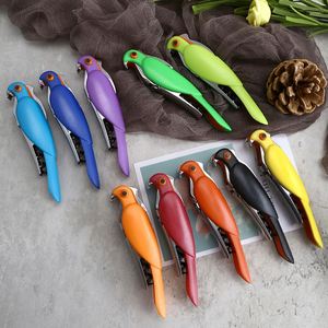 Ouvre-bouteille et tire-bouchon créatifs en forme de perroquet - Outil de bar multifonction en forme d'oiseau pour cadeaux promotionnels - Product Image 3