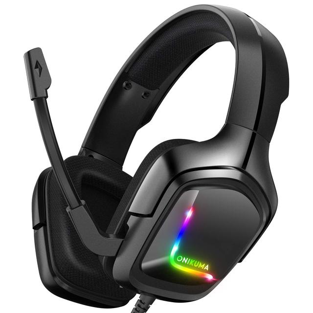 ONIKUMA K20 Corded Stereo Gaming Headset Gaming Headphones for PS4 Gaming Earphone