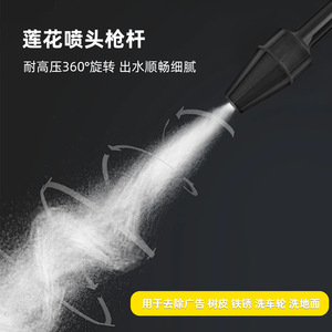 Pistola de Agua a Alta Presión Mingou, Color Negro, Plástico de Ingeniería, Boquilla para Lavado de Autos, Compatible con Lavor - Product Image 4