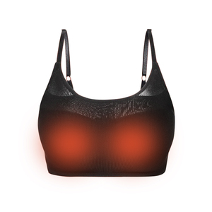 Vibrierende straffende Entspannung und Durchblutung Elektrisches Brustwarzen massage gerät BH-Wärme massage produkt zur Vergrößerung - Product Image 2