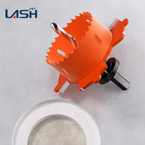 מקדח חורים חד ויציב בגודל 35-90 מ\"מ לפנסי תאורה, לפתיחת חורים מהירה וחלקה בעץ ובגבס - Product Image 4